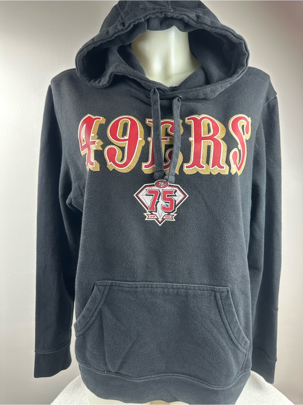 Fanatics 49ERS Black Hoodie M - Picture 10 of 13